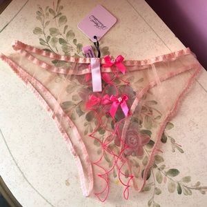 Agent Provocateur Lorna nude&pink ouvert brief